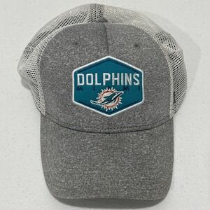 Miami Dolphins 47 Hat Cap Unisex NFL Gray